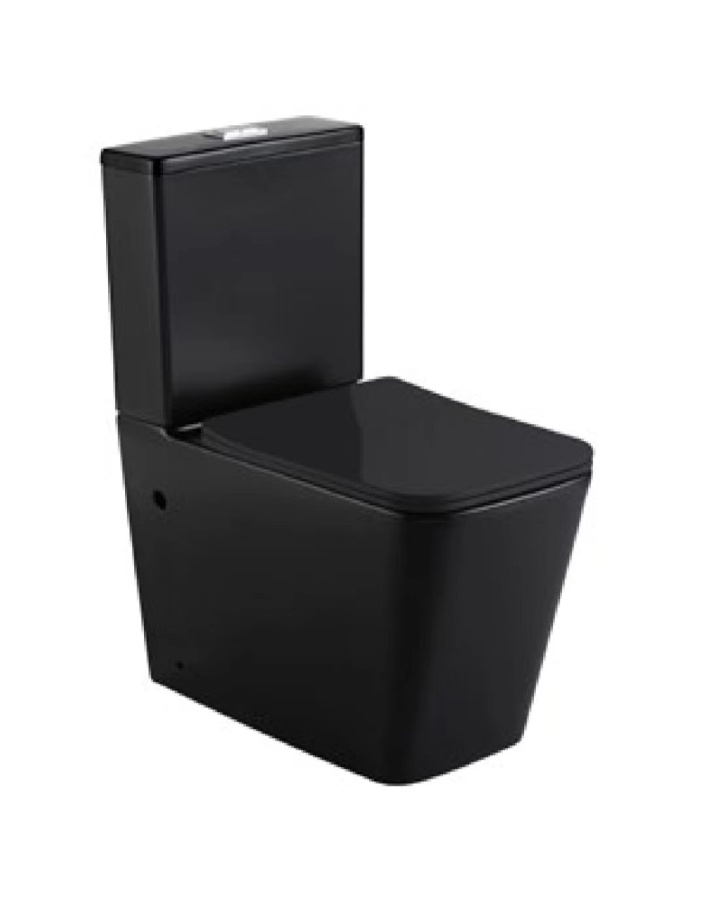 Унитаз напольный Esbano DUERO (Matt Black) 635x360x825