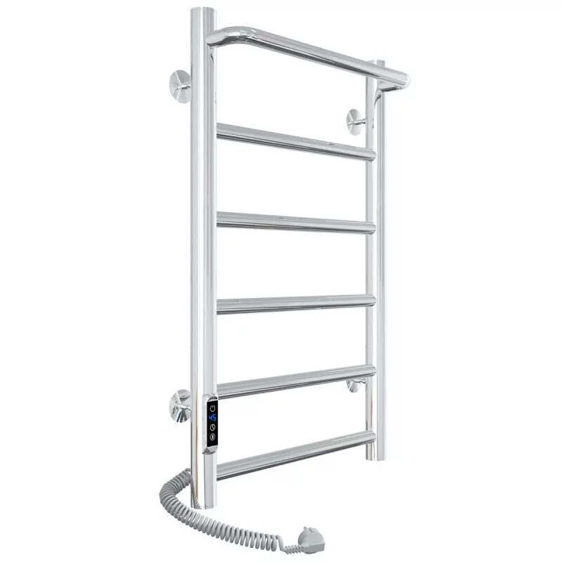 Полотенцесушитель электрический Laris Прайм П6 ЧК 400х600 левый, хром