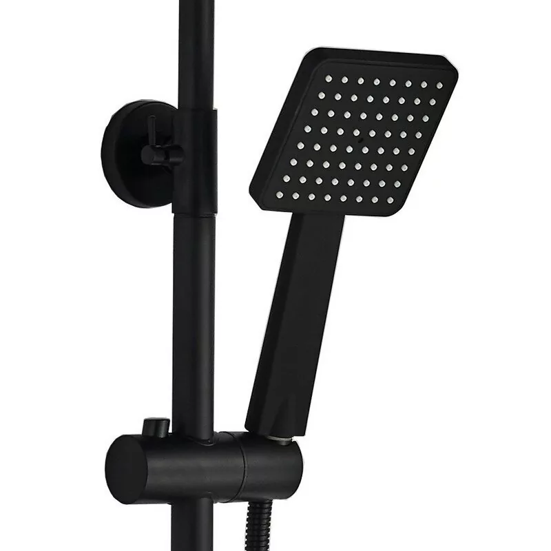 Душевая стойка BochMann Eco Quadro Black BM8427 черный матовый от магазина Vanna-Vanna.ru!