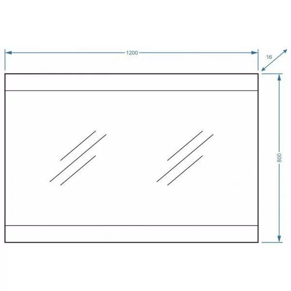 Зеркало Stella Polar Мадлен 120 белый