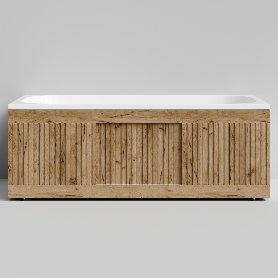 Экран под ванну Vod-ok Тач 150 раздвижной Дуб Тортуга