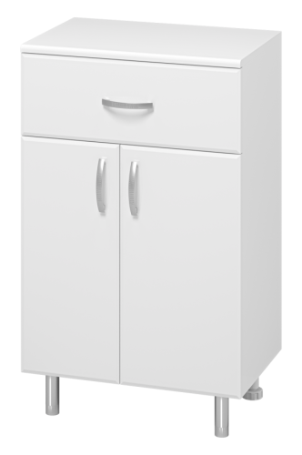 Тумба-комод Misty Люси 50 с корзиной, белый