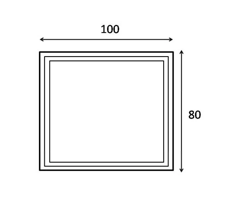 Зеркало Bellezza Фабио 100 свет, сенсор
