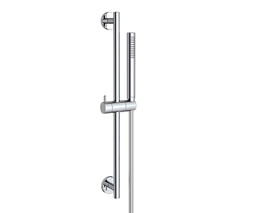 Штанга для душа WasserKraft A142 с лейкой и шлангом, хром