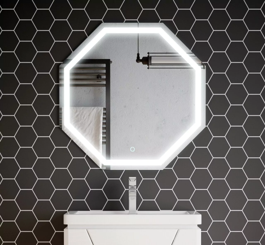 Зеркало Corozo Каре 700х700 свет, сенсор