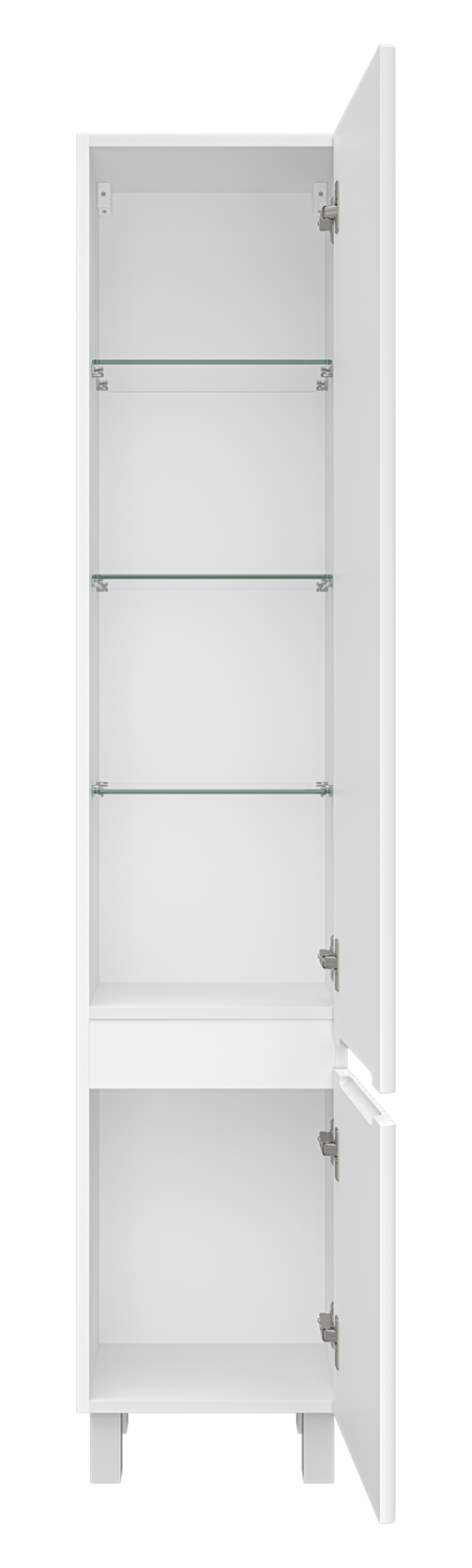 Пенал Brevita Victory 35 напольный/подвесной, R, белый