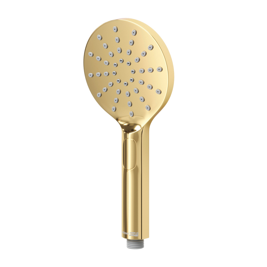 Лейка душевая WasserKraft A348 золото глянцевое, 3 режима