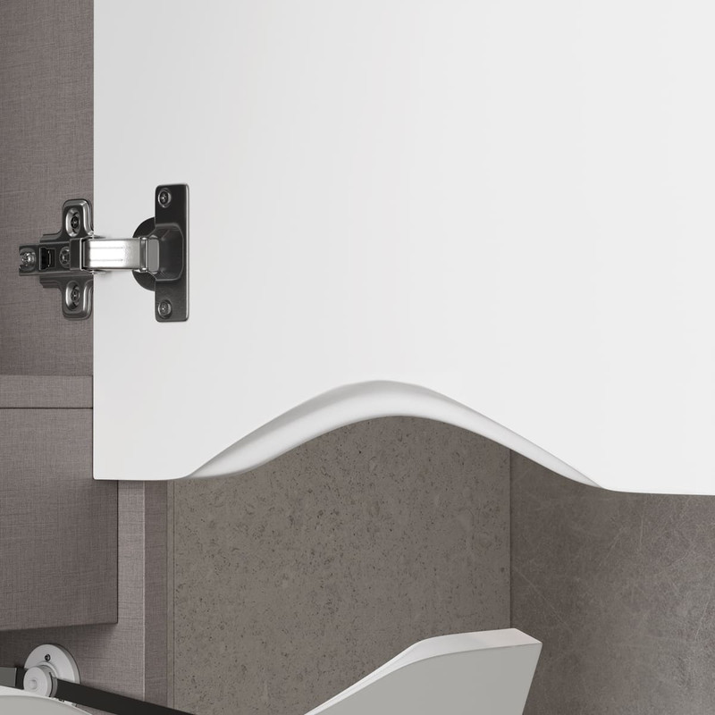 Пенал EQUIL Smile 40 напольный лен антрацит/графит, L/R