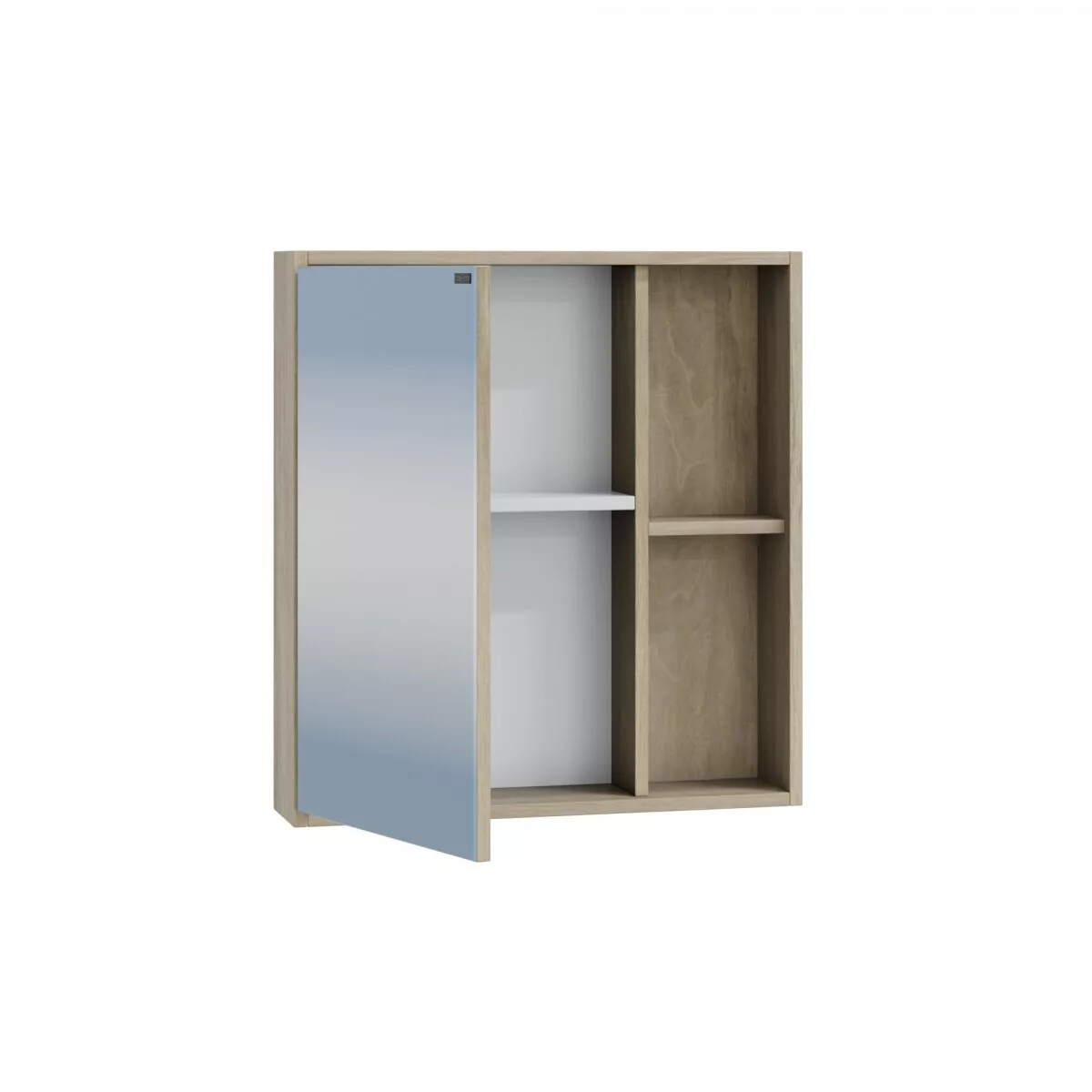 Зеркало-шкаф Санта Прима 60 L дуб светлый