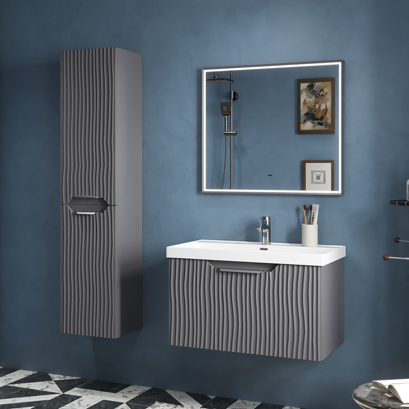Пенал EQUIL Mirage 36 подвесной графит софт, L/R Пенал EQUIL Mirage 36 подвесной графит софт, L/R