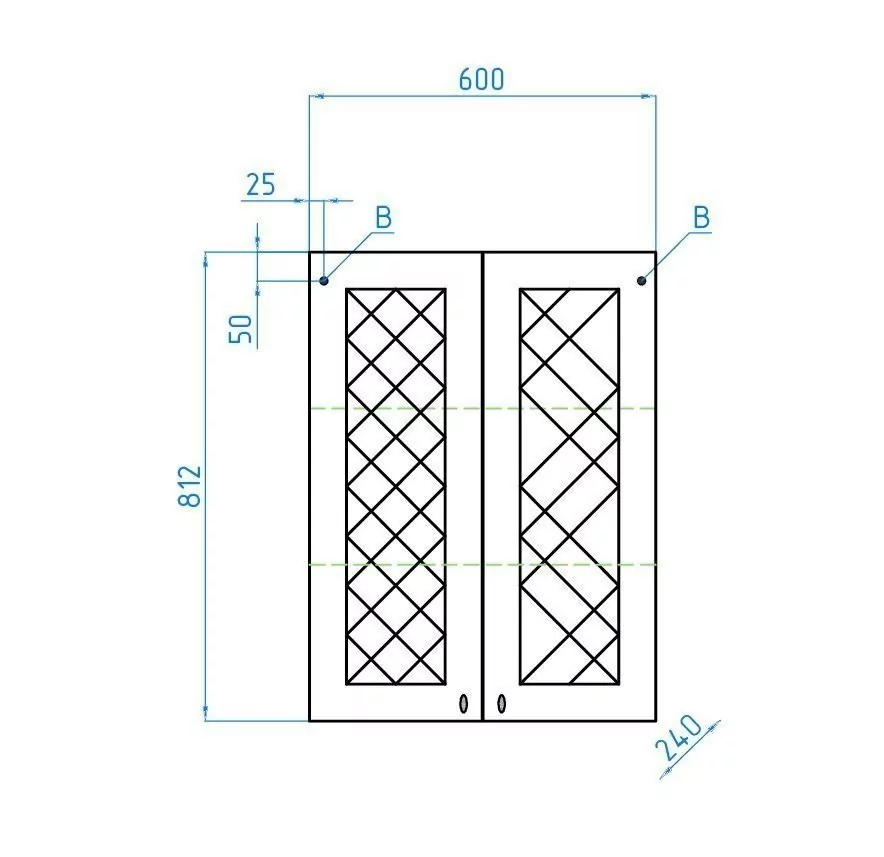 Шкаф навесной Style Line Канна 60 Люкс, белый