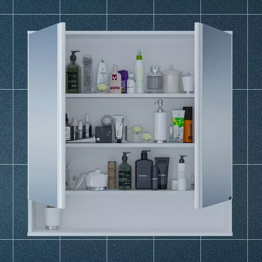 Зеркало-шкаф Санта Вегас 90 белый