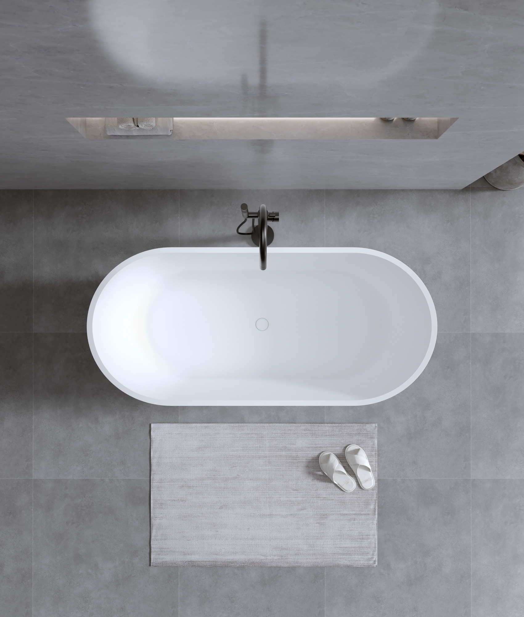 Ванна из искусственного камня Timo solid ELISSA1500 (1500*750*515)