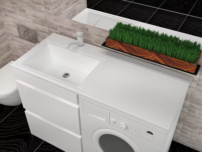 Раковина Stella Polar Мадлен 110 L белая