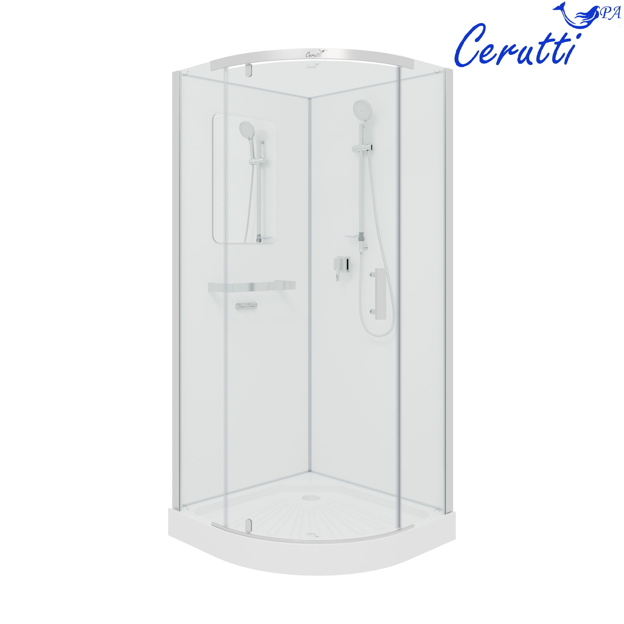 Душевая кабина Cerutti Spa KORRA90T (90x90x205)