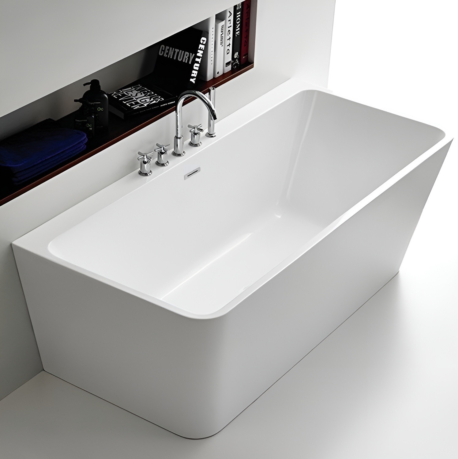 Ванна акриловая Cerutti Spa LUGANO отдельностоящая (170х750х580)