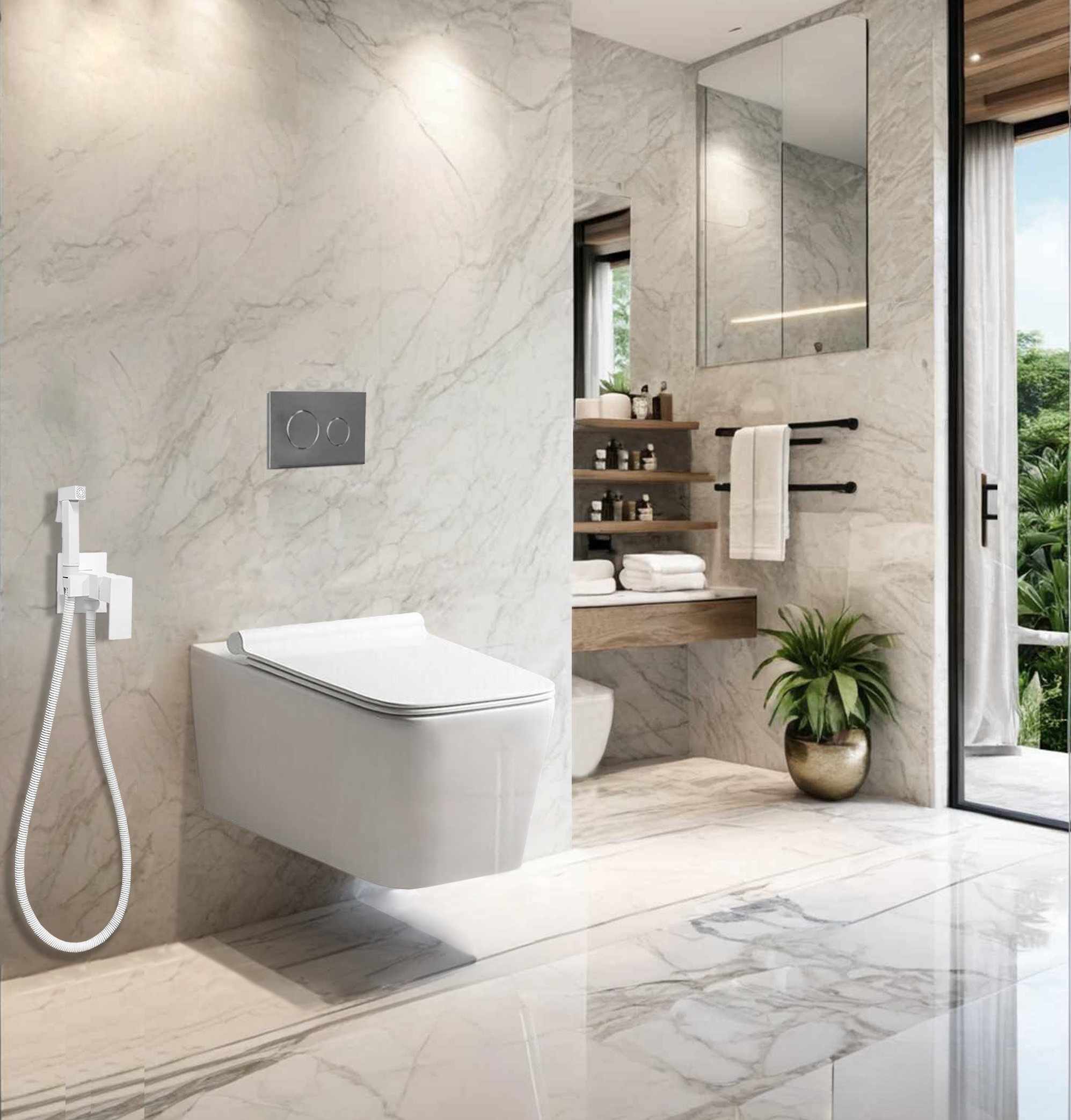 Унитаз Cerutti Spa VIOLA Aria Tornado CT10583  подвесной, белый
