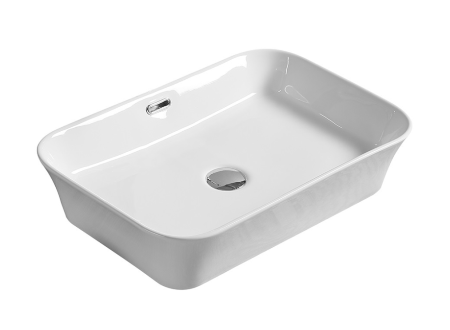 Раковина SantiLine SL-1009 накладная, белая
