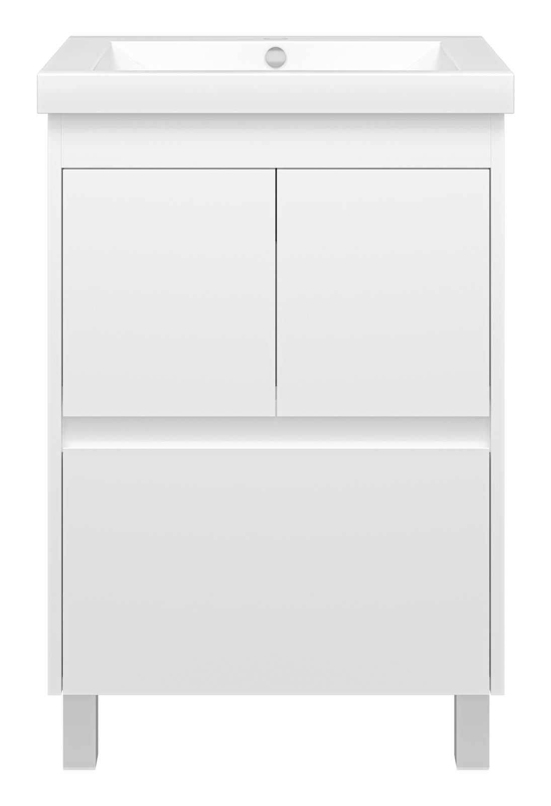 Тумба с раковиной Misty Алиса 58 белый