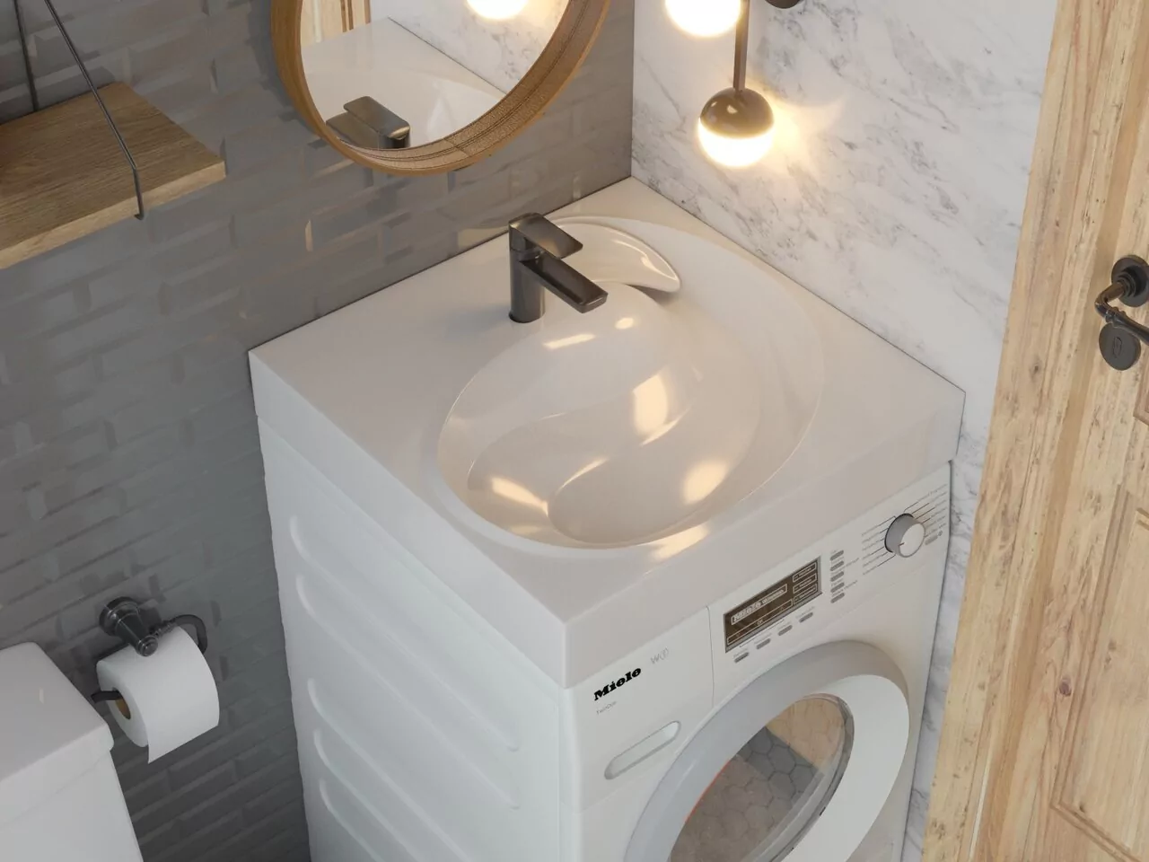 Раковина Stella Polar Бьянка 60х60 белая от магазина Vanna-Vanna.ru!