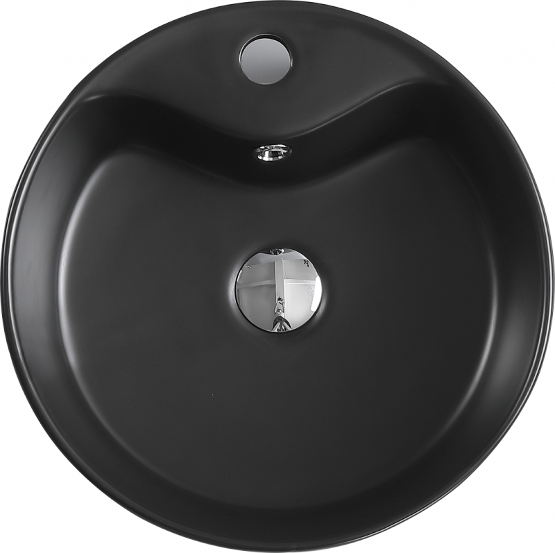 Раковина накладная Esbano BERYL (matt black) 465x465x155