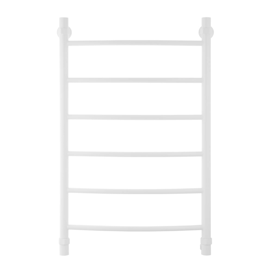 Полотенцесушитель водяной Energy Classic 800x500 белый матовый, тип "лесенка", нержавеющая сталь, подключение 3/4"