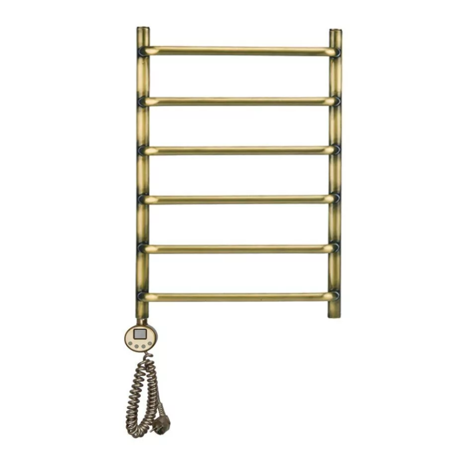 Полотенцесушитель электрический Domoterm Стефано П6 400x600 АБР EL, античная бронза