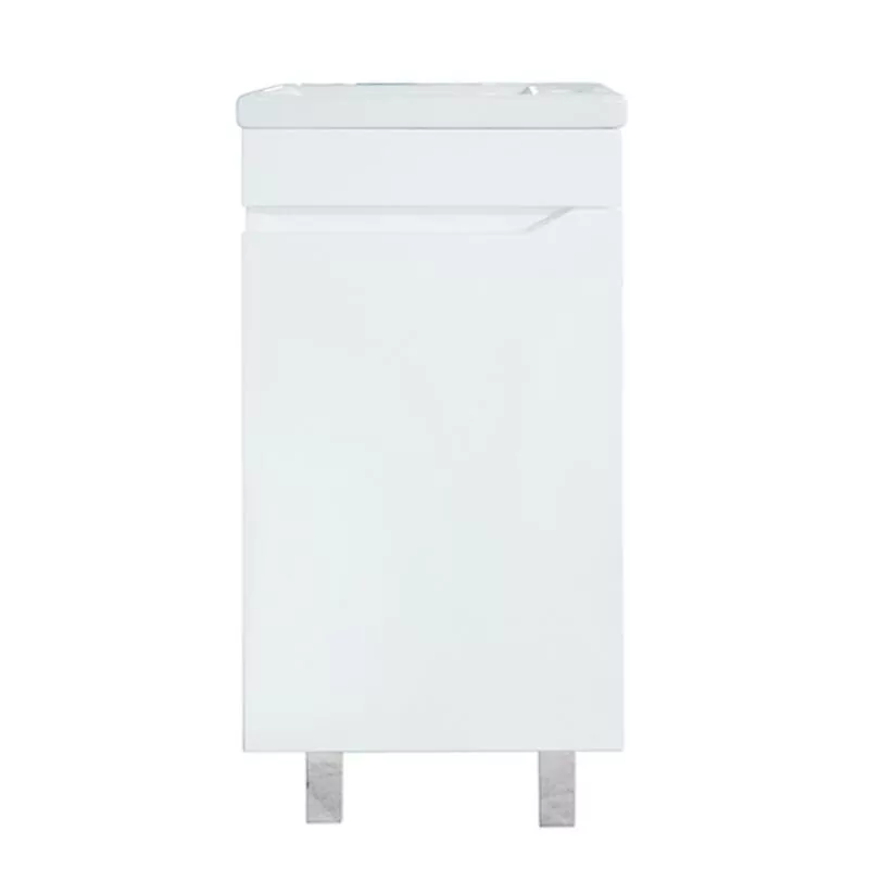 Тумба с раковиной Асб-мебель Бари 40 напольная, белый