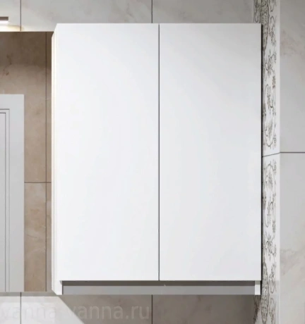 Шкаф навесной Alavann Soft Silver 60 белый