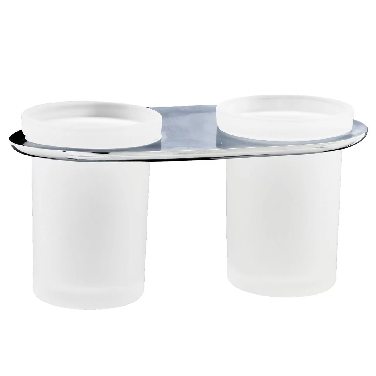 Стакан для щеток двойной WasserKraft Kammel K-8328D хром