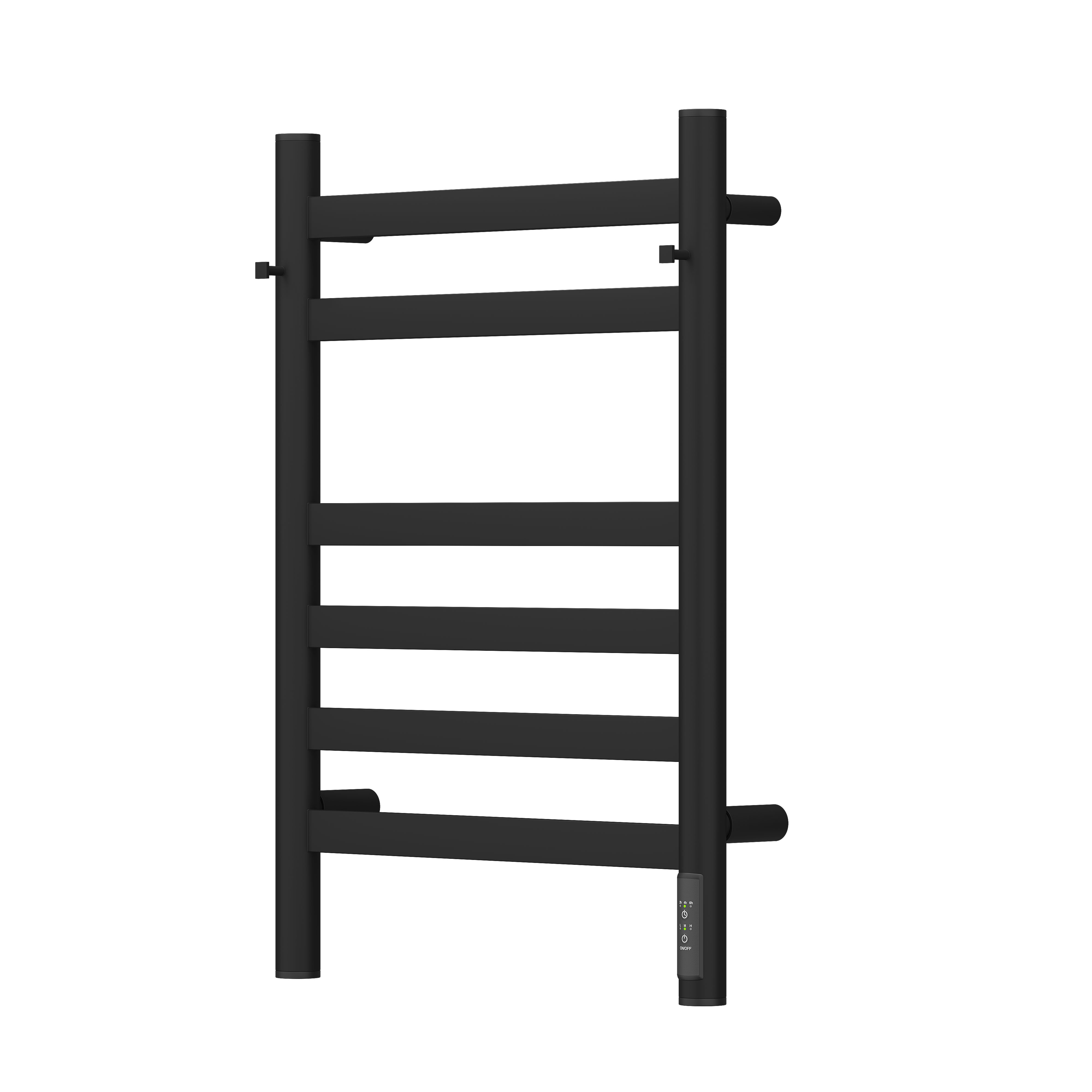 Полотенцесушитель электрический APEXTERMO Sfera SF10164BM 600x400 с крючками, черный матовый