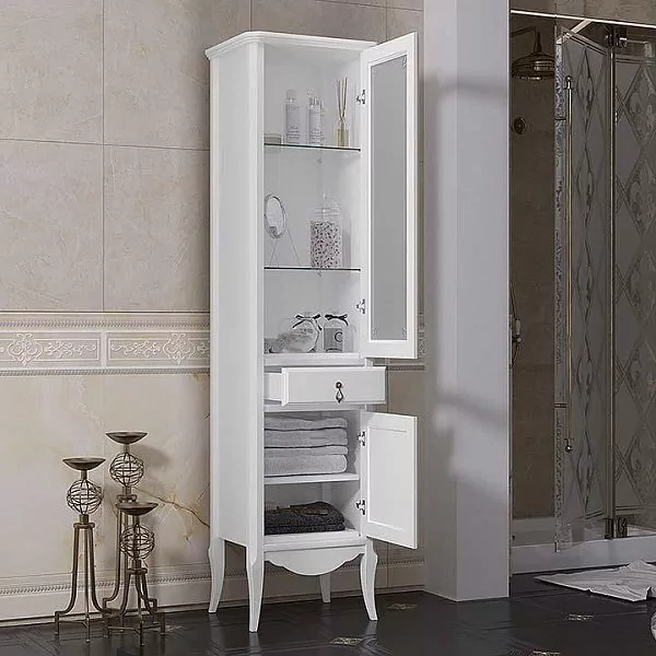 Пенал Opadiris Лоренцо 45 L белый матовый