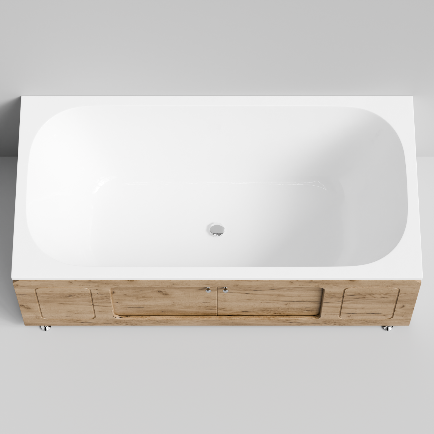 Экран под ванну Vod-ok Лидер 170 раздвижной Дуб Тортуга