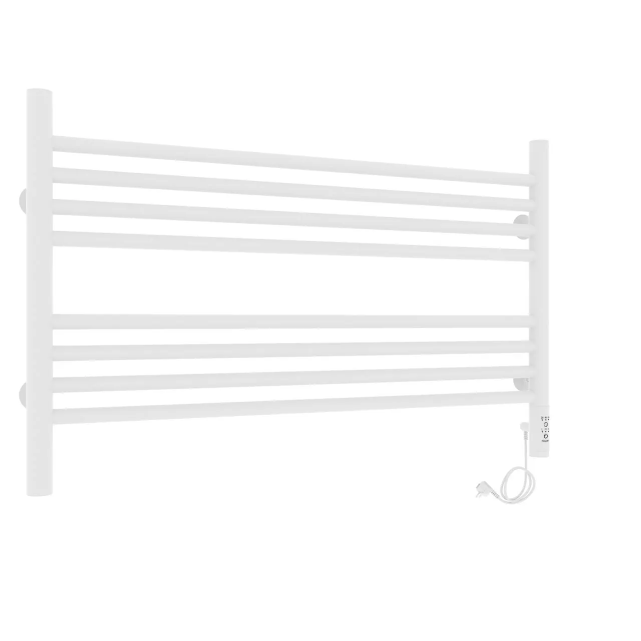 Полотенцесушитель электрический Laris Оливия ЧК8 800х500 правый, белый матовый