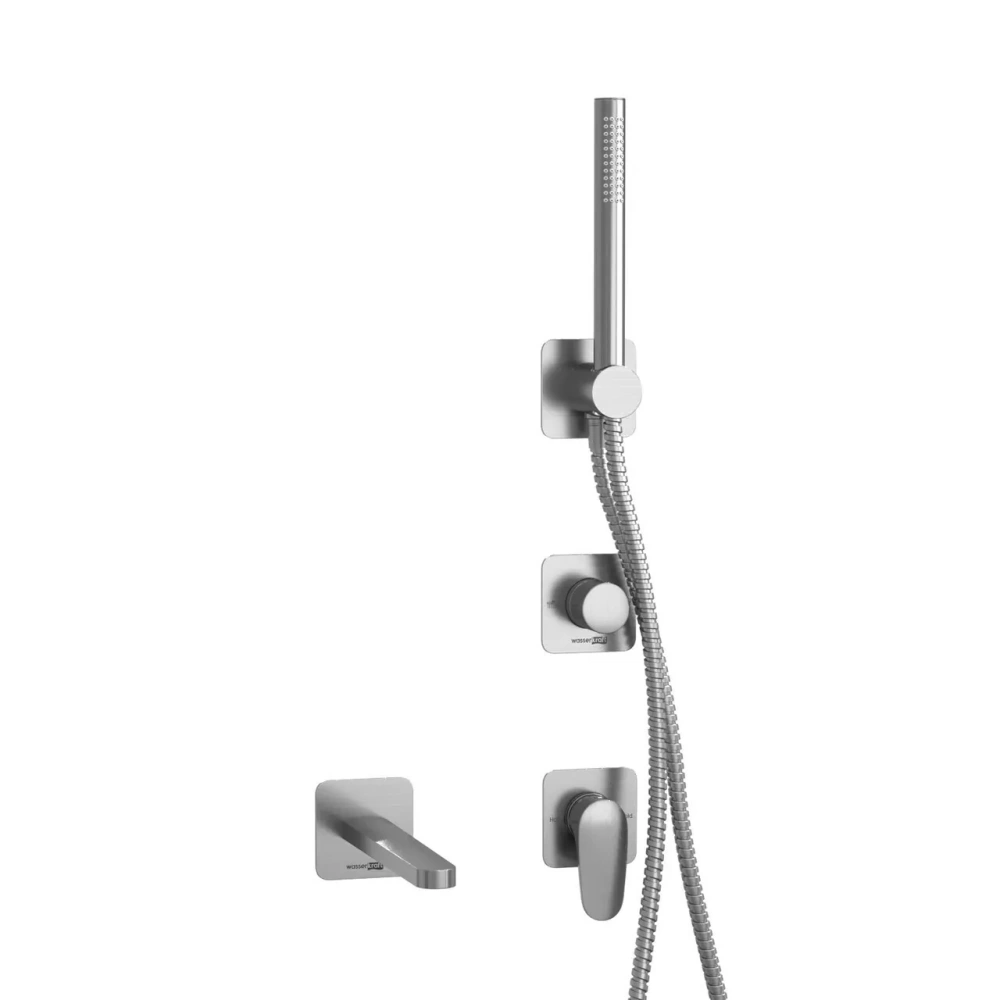 Смеситель для ванны WasserKraft Spree A1451.272.274.275.100.276 никель от магазина Vanna-Vanna.ru!