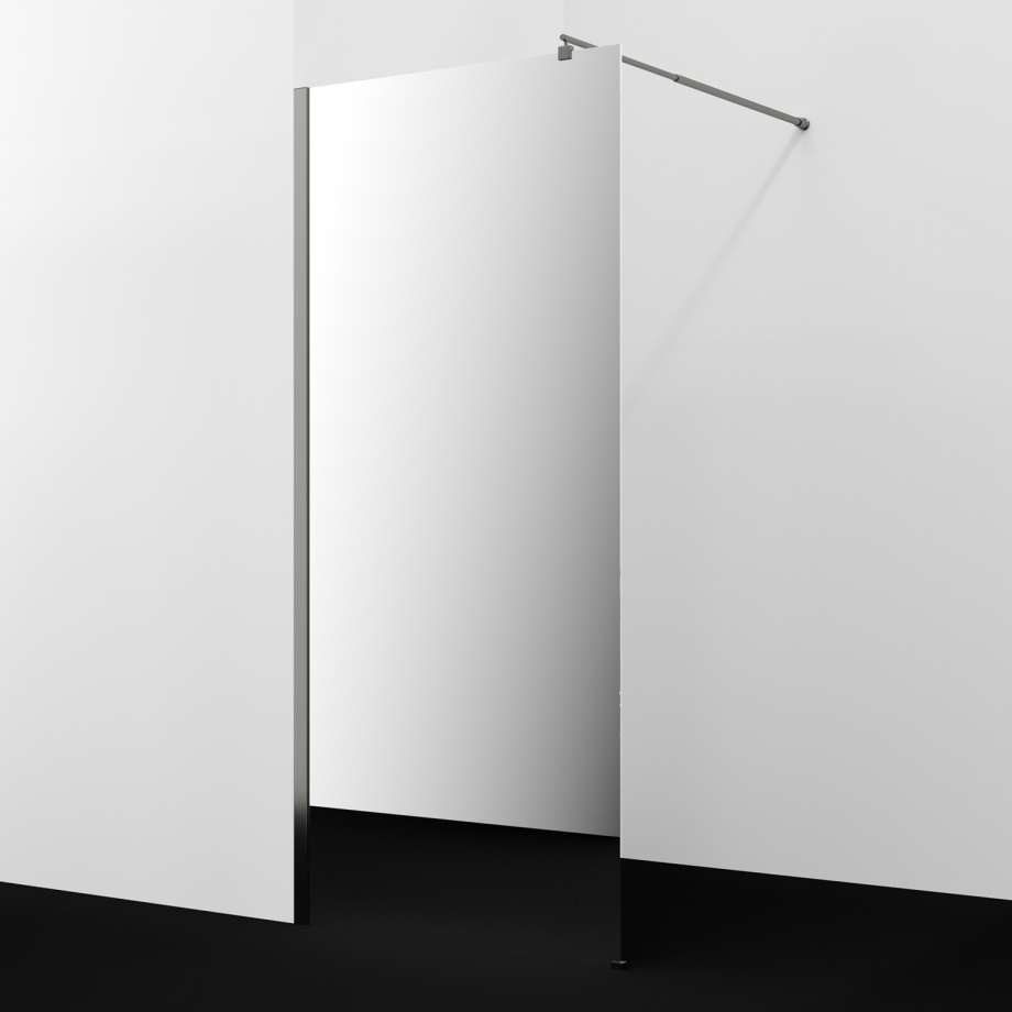 Душевая перегородка WasserKRAFT Rur 30W44GR-MR, графит