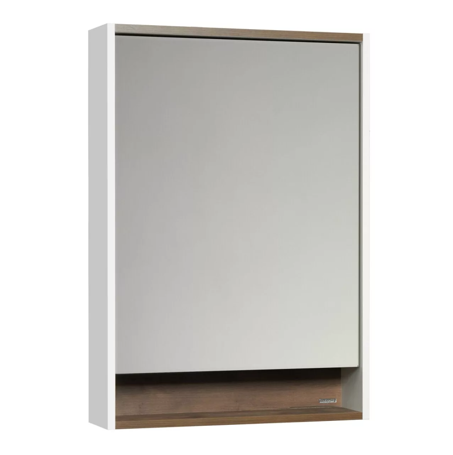 Зеркало-шкаф Aquaton Капри 60 белый/таксония темная