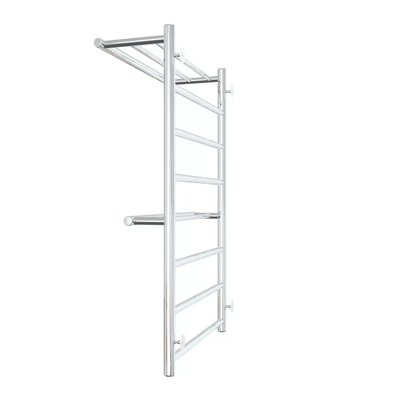 Полотенцесушитель водяной Laris Лавина П9 500х800 с полкой, хром