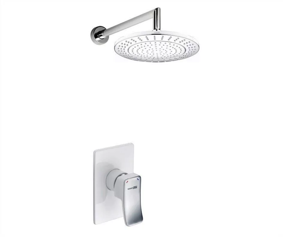 Душевой комплект WasserKraft Aller A12667WHITE хром