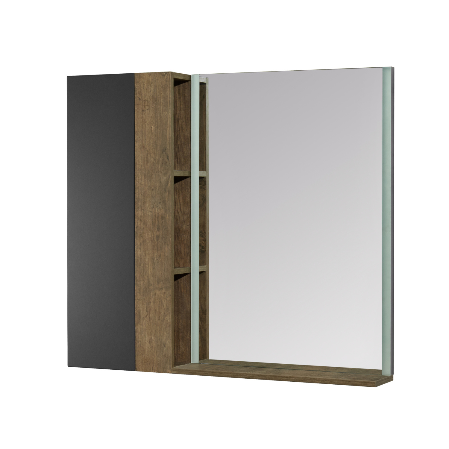 Пенал Aquaton Терра 35 подвесной, дуб кантри, антрацит