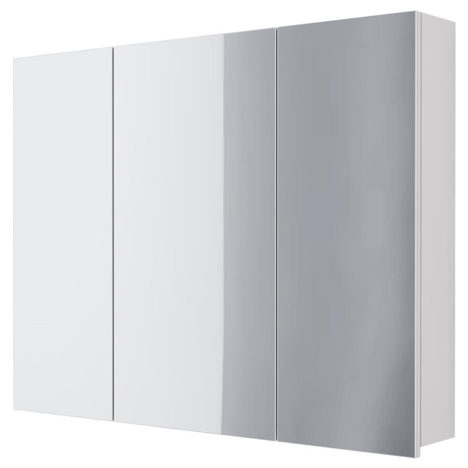 Зеркальный шкаф Dreja Almi 90 см, белый