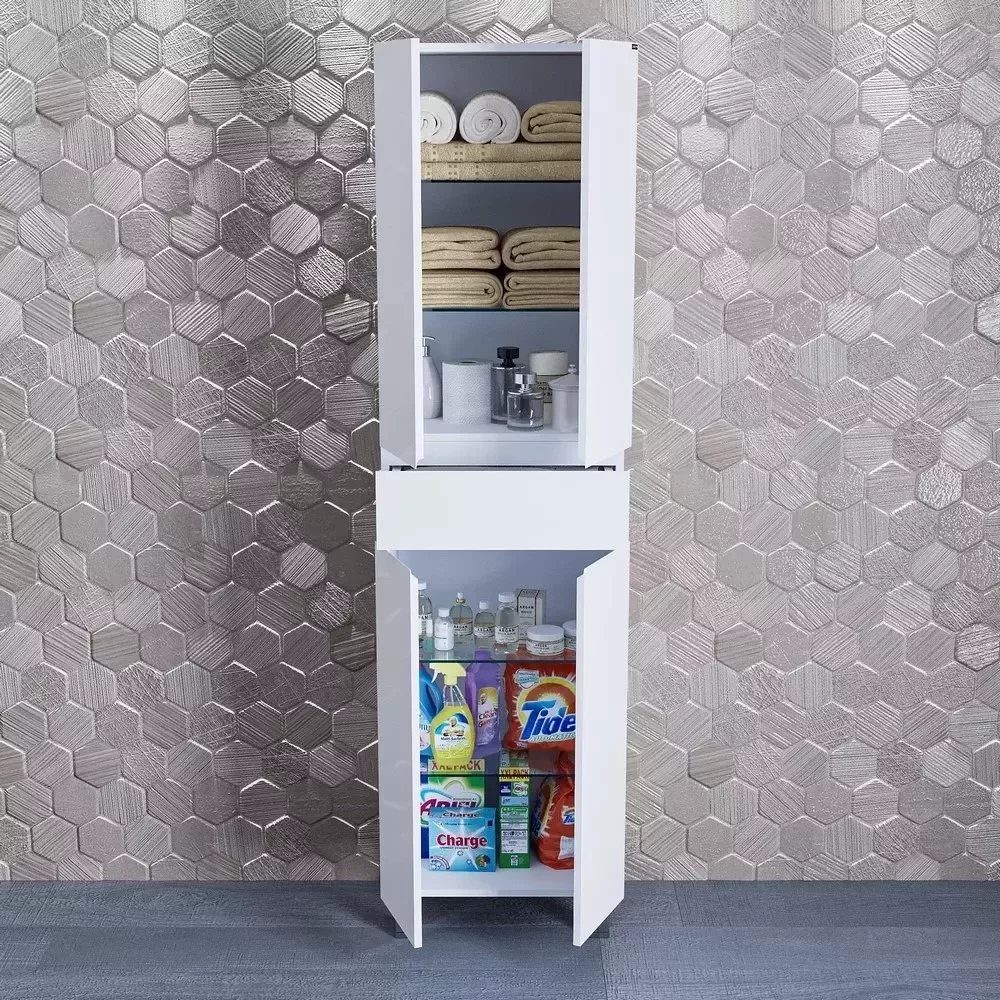 Пенал Санта Марс 50 L/R напольный, белый