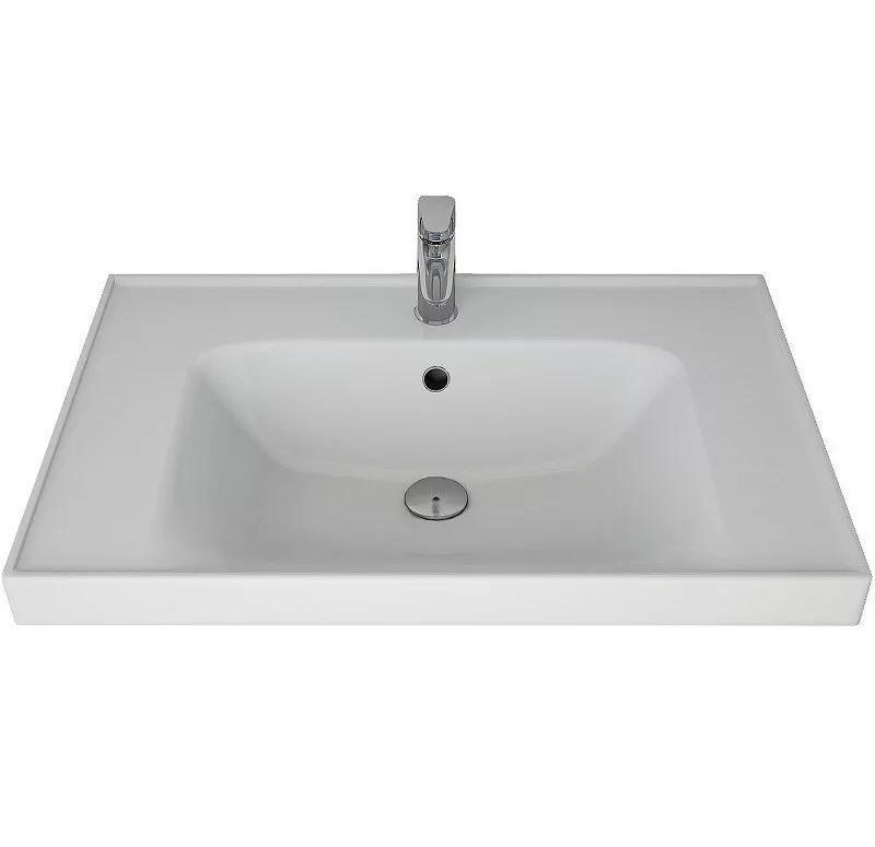 Тумба c раковиной Bellezza Грейс 70 подвесная, с 1 ящиком, дуб светлый