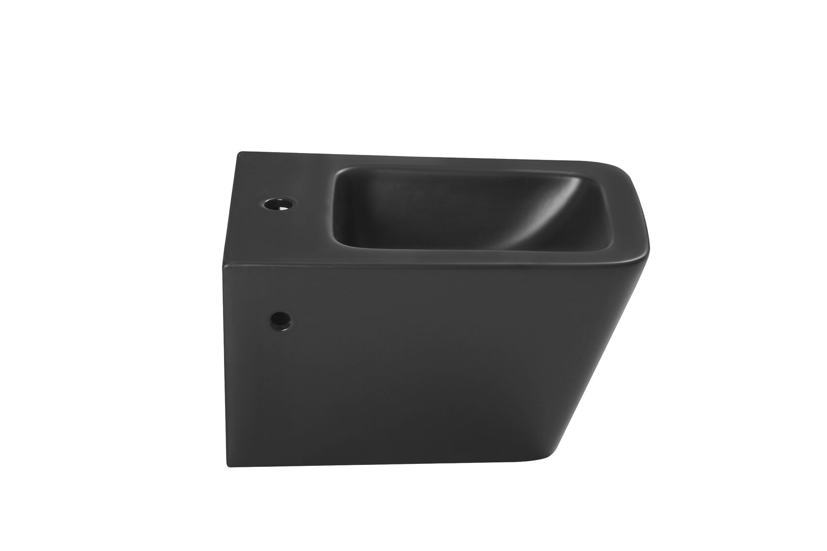Унитаз - биде подвесное SantiLine SL-5054MB черный матовый