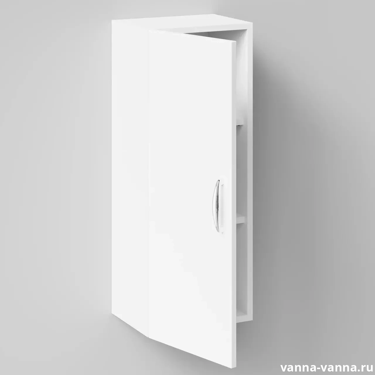 Шкаф навесной Vod-ok Колумбия 30 L левый, белый от магазина Vanna-Vanna.ru!