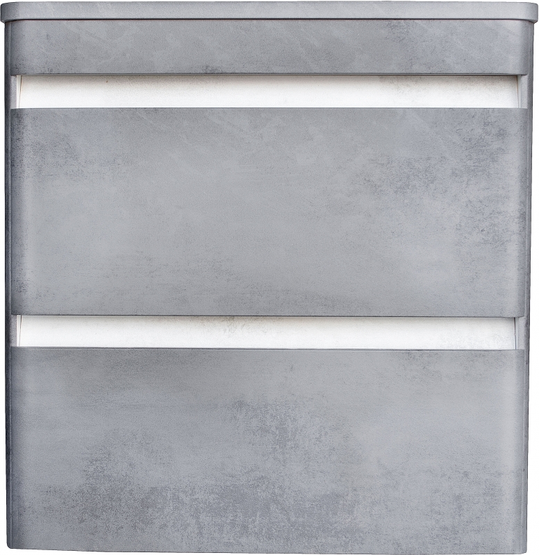 Тумба подвесная Style Line Атлантика 80 со столешницей, бетон темный