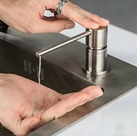 Дозаторы жидкого мыла встраиваемые в столешницу