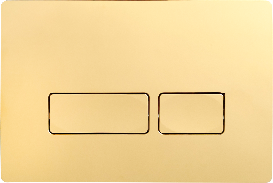 Кнопка смыва Cerutti Spa CR02CG (шампань золотой, глянцевая)