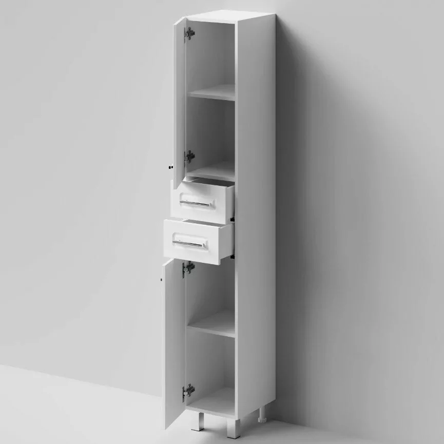 Пенал Vod-ok Арабеска 30 L/R напольный, белый + 13 цветов