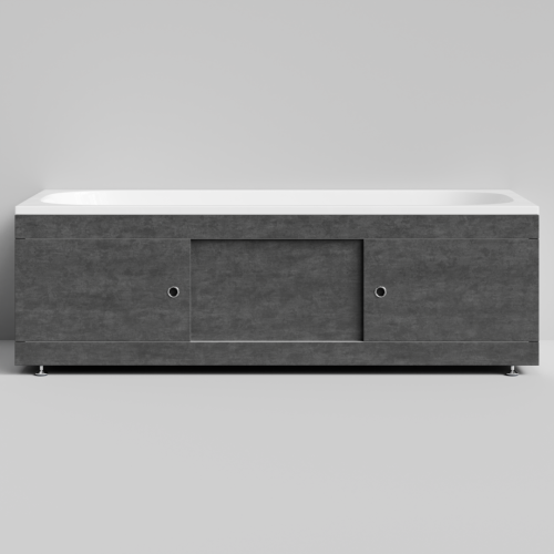 Экран под ванну Vod-ok Купе 180 раздвижной Серый камень